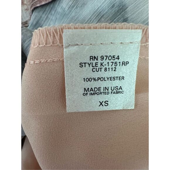 Revolve Krisa Los Angeles Abstract Watercolor Cold Shoulder Dress Size XS - Picture 5 of 6